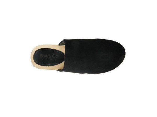 RAG & CO DARCIE TAUPE SUEDE CLOGS - Chaelisa's New Jammies