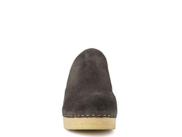 RAG & CO DARCIE TAUPE SUEDE CLOGS - Chaelisa's New Jammies