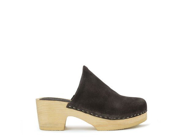 RAG & CO DARCIE TAUPE SUEDE CLOGS - Chaelisa's New Jammies