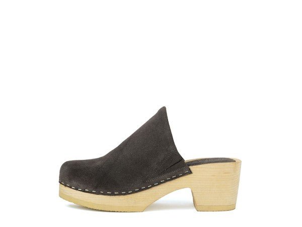 RAG & CO DARCIE TAUPE SUEDE CLOGS - Chaelisa's New Jammies