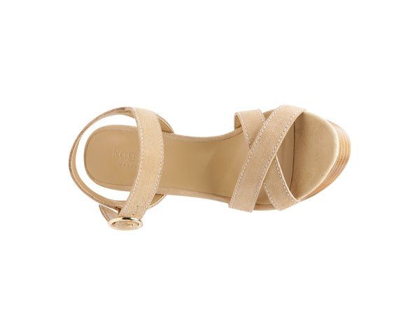 RAG&CO CHOUPETTE SUEDE LEATHER BLOCK HEELED SANDAL - Chaelisa's New Jammies