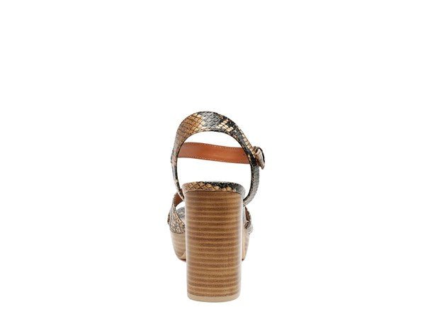 RAG&CO CHYPRE HIGH HEELED BLOCK SANDAL IN TAN - Chaelisa's New Jammies