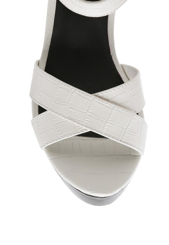 RAG&CO CHYPRE HIGH HEELED BLOCK SANDAL IN TAN - Chaelisa's New Jammies