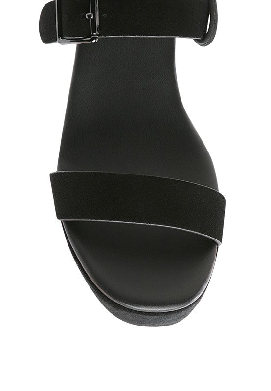 RAG&CO PORTIA LEATHER WEDGE SANDAL - Chaelisa's New Jammies