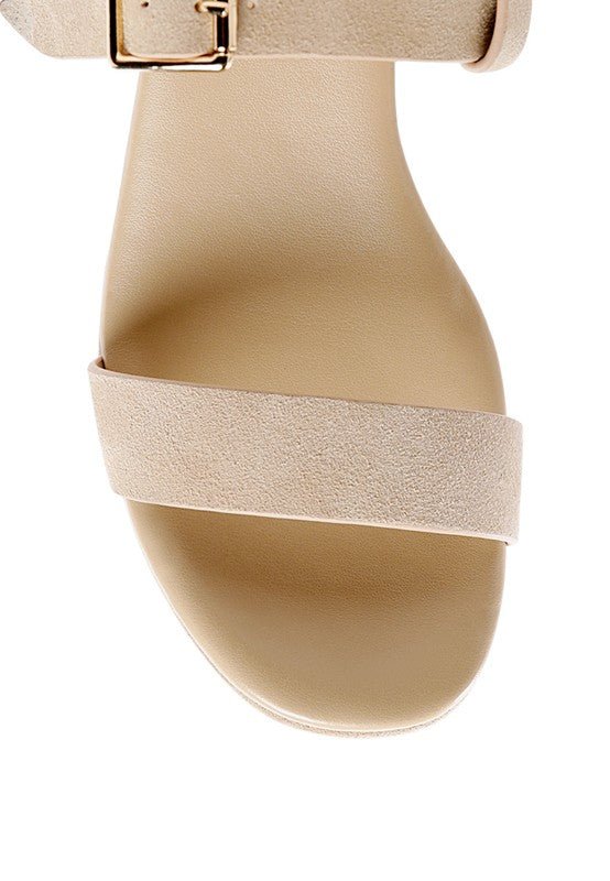 RAG&CO PORTIA LEATHER WEDGE SANDAL - Chaelisa's New Jammies