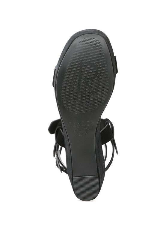 RAG&CO PORTIA LEATHER WEDGE SANDAL - Chaelisa's New Jammies