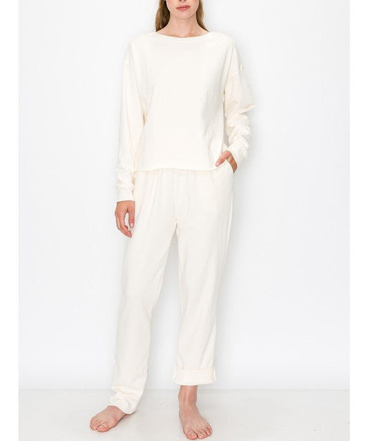 RECYCLED FRENCH TERRY NEW SET - Chaelisa's New Jammies