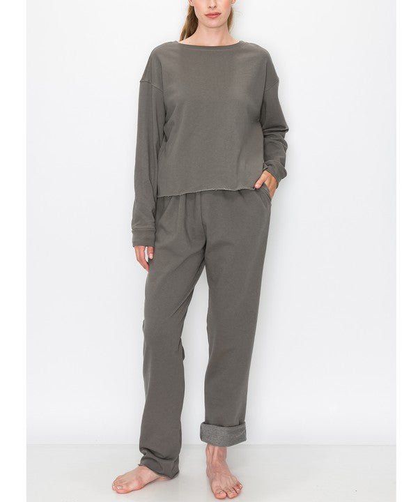 RECYCLED FRENCH TERRY NEW SET - Chaelisa's New Jammies