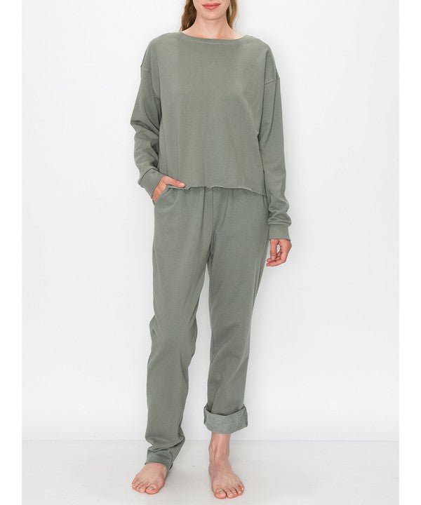 RECYCLED FRENCH TERRY NEW SET - Chaelisa's New Jammies