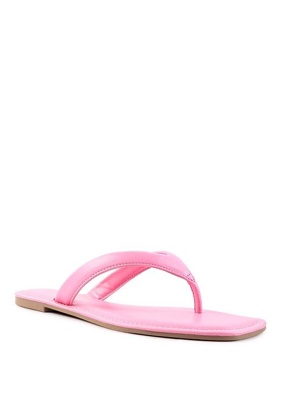 RERA SQUARE TOE THONG FLATS - Chaelisa's New Jammies
