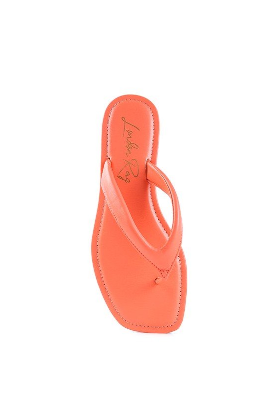 RERA SQUARE TOE THONG FLATS - Chaelisa's New Jammies