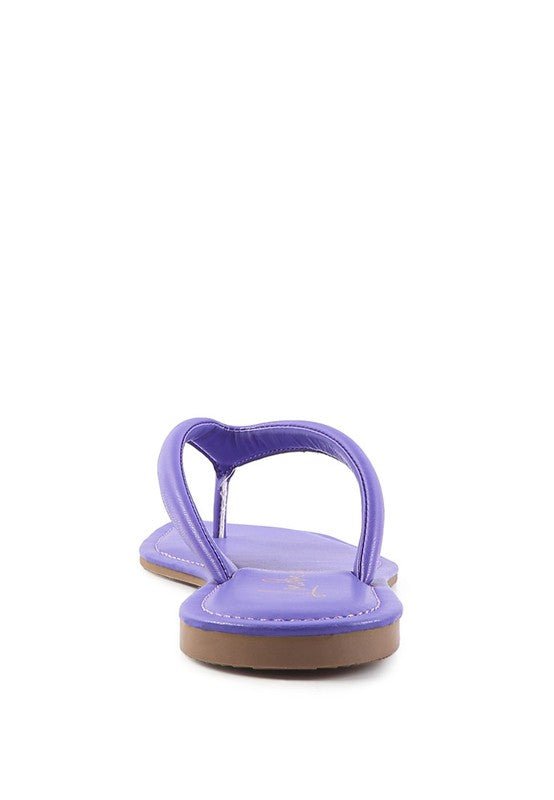 RERA SQUARE TOE THONG FLATS - Chaelisa's New Jammies