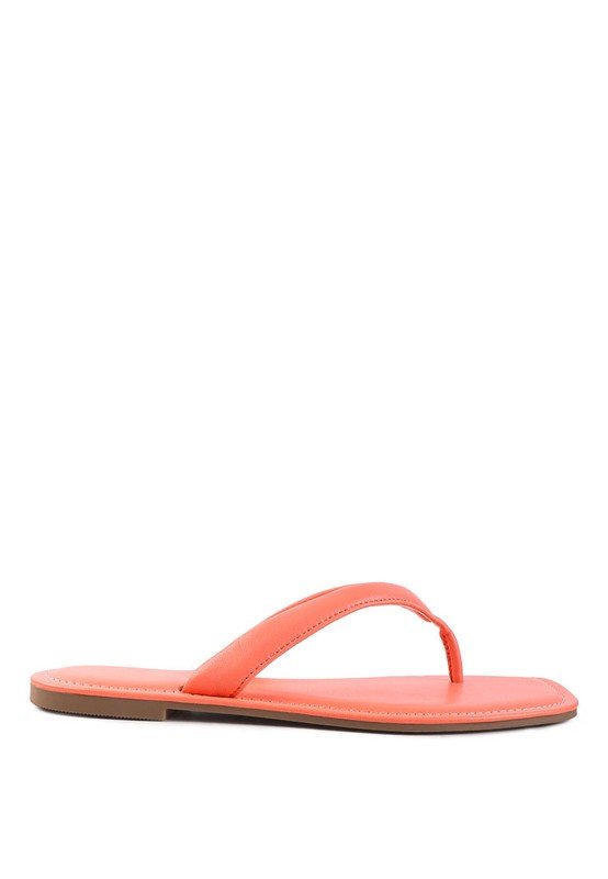 RERA SQUARE TOE THONG FLATS - Chaelisa's New Jammies