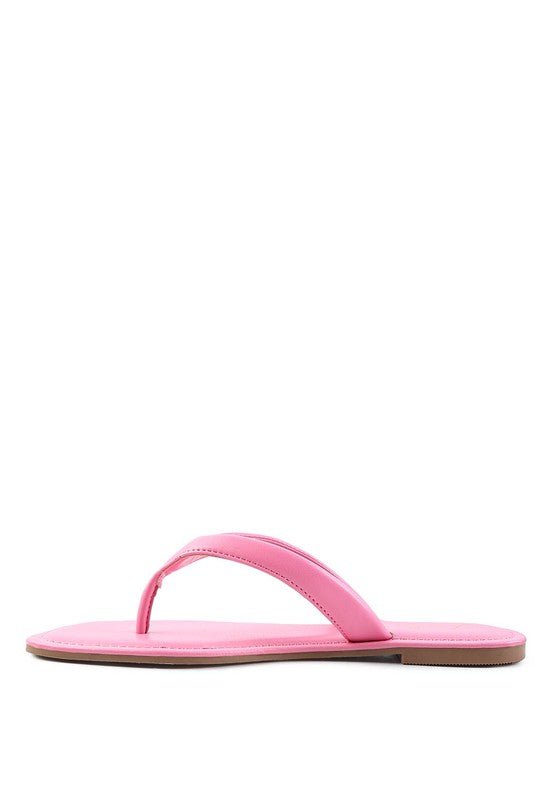 RERA SQUARE TOE THONG FLATS - Chaelisa's New Jammies