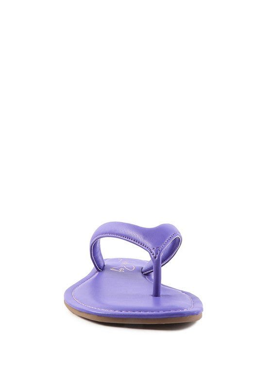 RERA SQUARE TOE THONG FLATS - Chaelisa's New Jammies