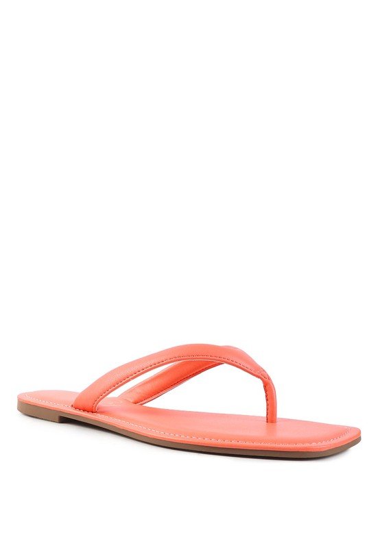 RERA SQUARE TOE THONG FLATS - Chaelisa's New Jammies