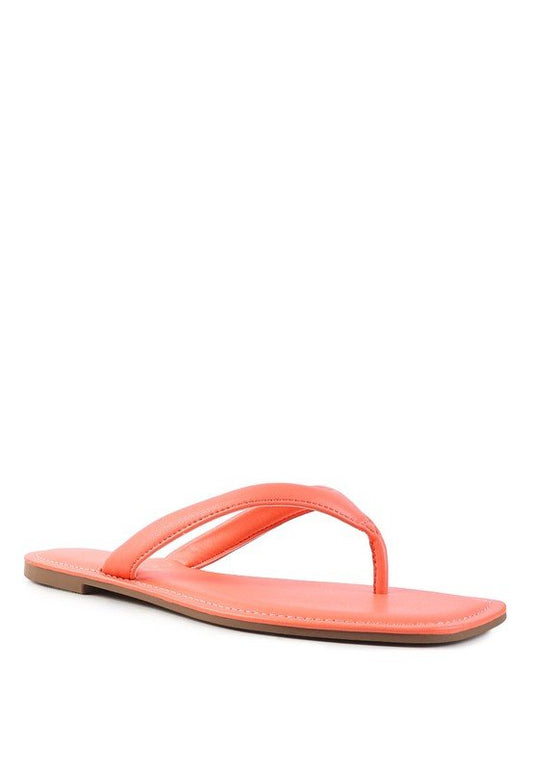 RERA SQUARE TOE THONG FLATS - Chaelisa's New Jammies