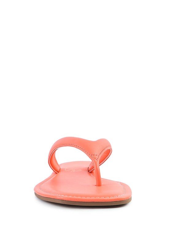 RERA SQUARE TOE THONG FLATS - Chaelisa's New Jammies