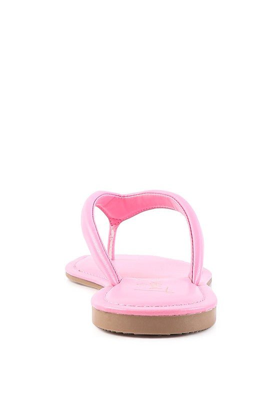 RERA SQUARE TOE THONG FLATS - Chaelisa's New Jammies