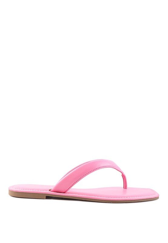 RERA SQUARE TOE THONG FLATS - Chaelisa's New Jammies