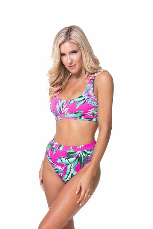 RIBBED ELASTIC BAND BIKINI SET - Chaelisa's New Jammies