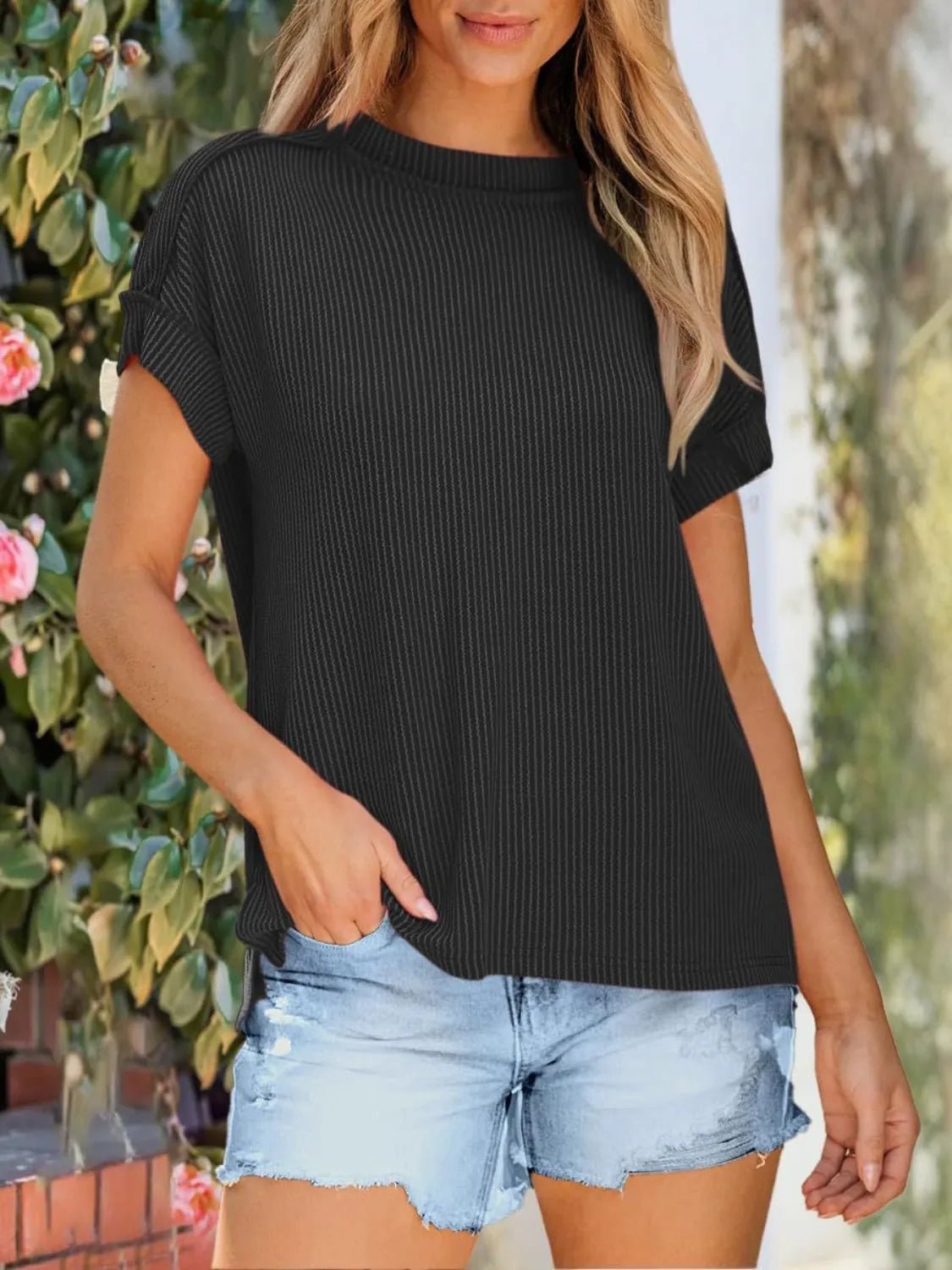 Round Neck Short Sleeve T-Shirt - Chaelisa's New Jammies