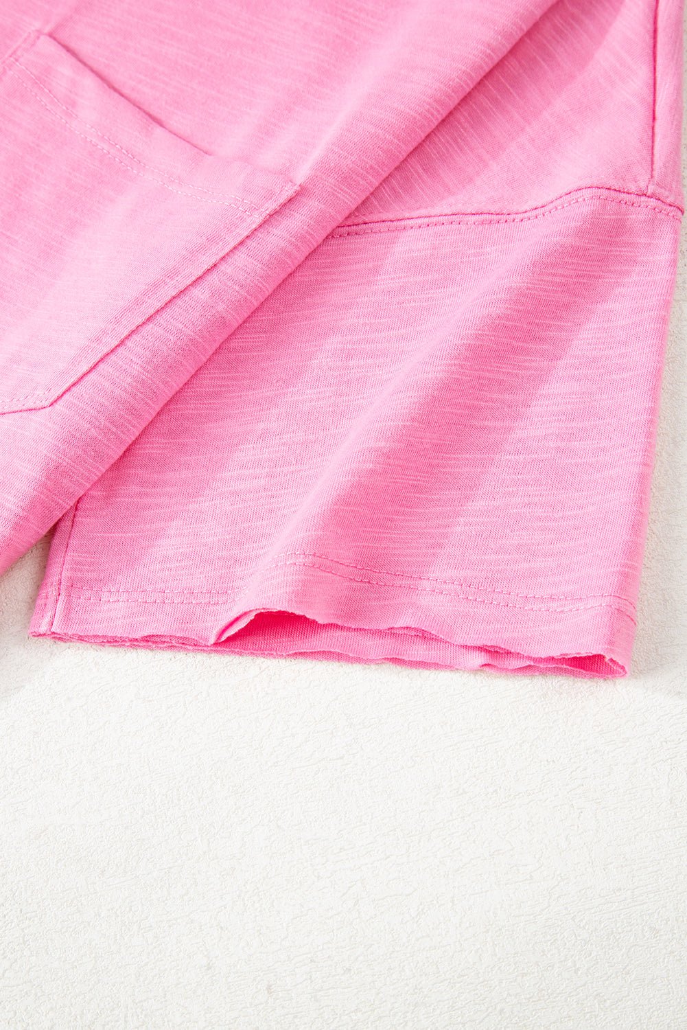 Sachet Pink Loose Fit Half Sleeve T Shirt and High Waist Skirt Set - Chaelisa's New Jammies