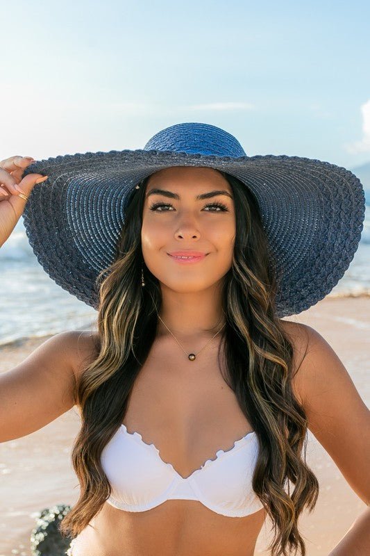 Scallop Edge Bow Accent Sunhat - Chaelisa's New Jammies
