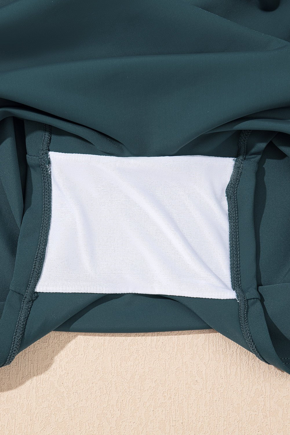 Sea Green Solid Pocketed Crossover High Waist Swim Skort - Chaelisa's New Jammies