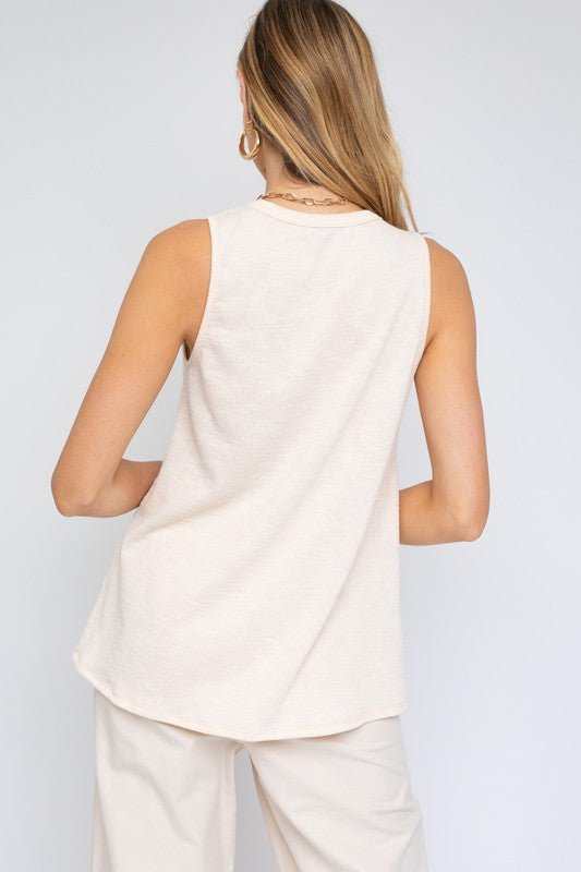 Sleeveless Ruching Top - Chaelisa's New Jammies