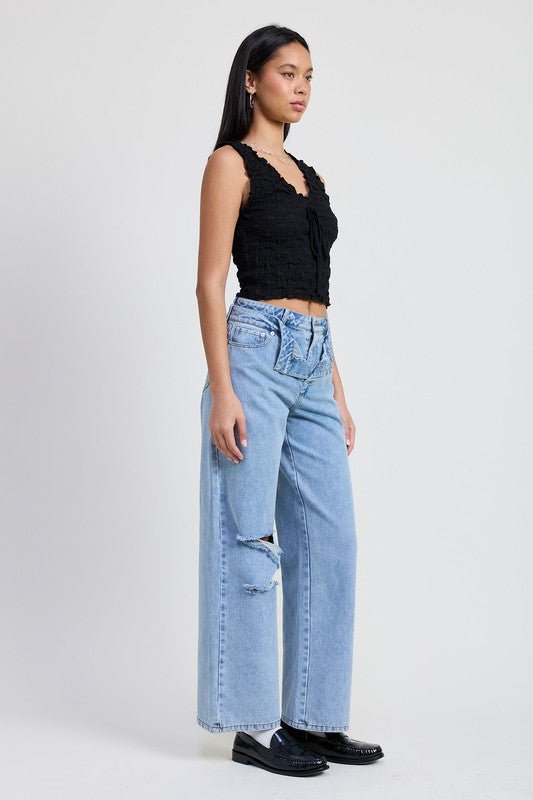 SLEEVELESS RUFFLE TOP - Chaelisa's New Jammies
