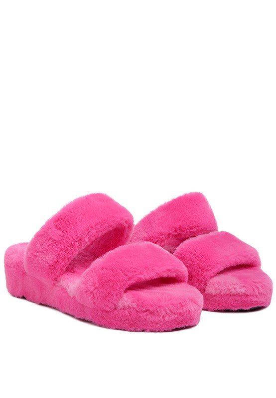 SMOOTHIE FUR SLIP - ON FLATS - Chaelisa's New Jammies