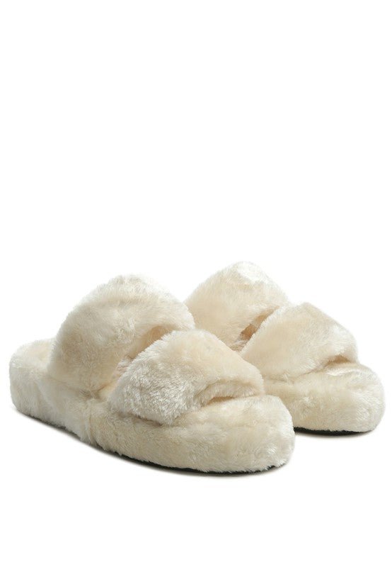 SMOOTHIE FUR SLIP - ON FLATS - Chaelisa's New Jammies