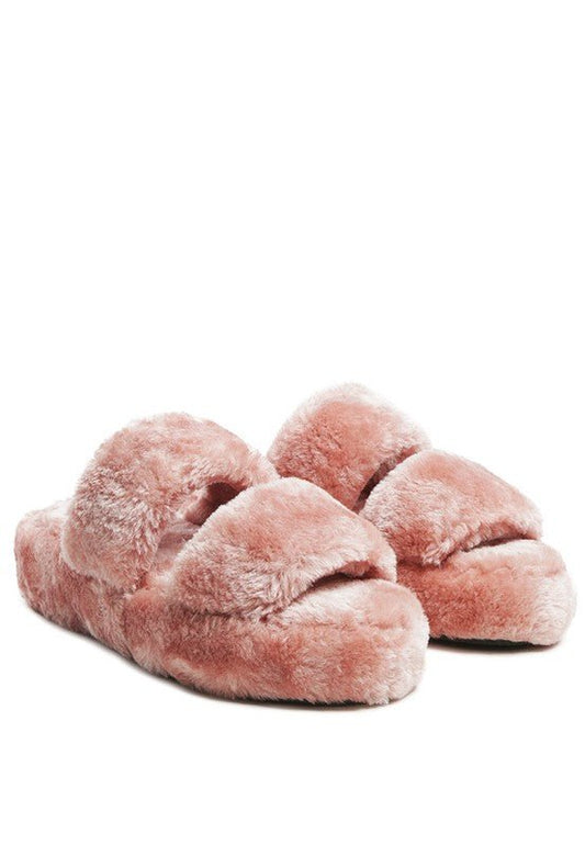SMOOTHIE FUR SLIP - ON FLATS - Chaelisa's New Jammies