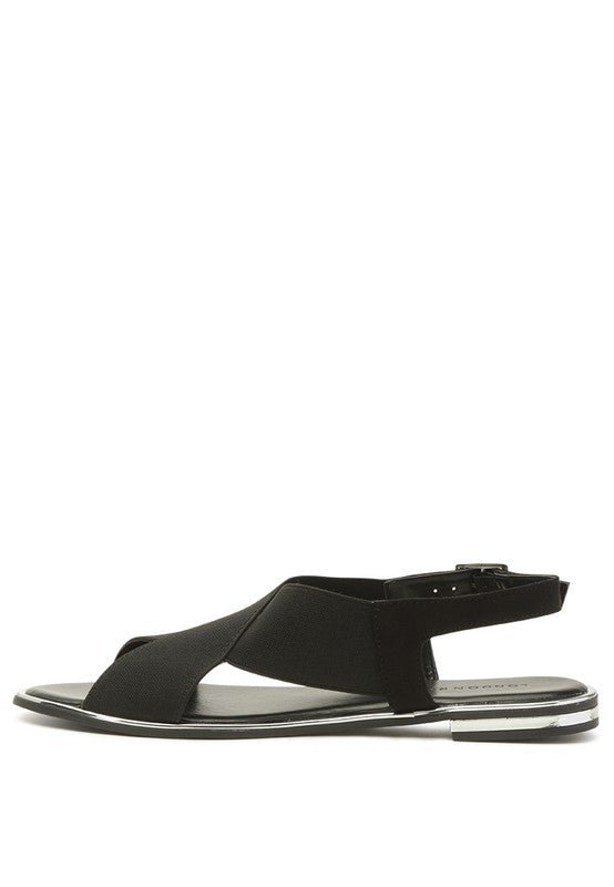 SNUGGLE WIDE STRAP FLAT SANDAL - Chaelisa's New Jammies