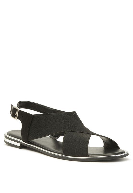 SNUGGLE WIDE STRAP FLAT SANDAL - Chaelisa's New Jammies