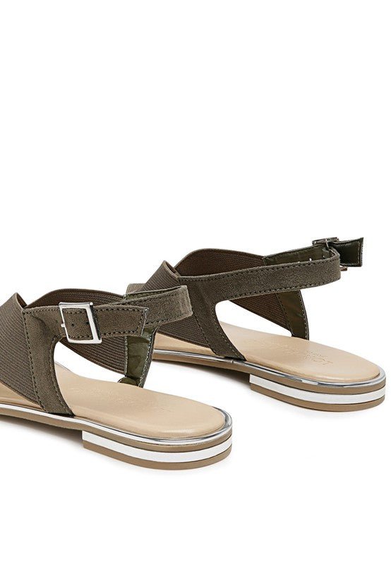 SNUGGLE WIDE STRAP FLAT SANDAL - Chaelisa's New Jammies