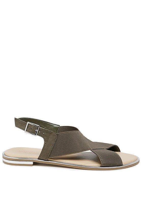 SNUGGLE WIDE STRAP FLAT SANDAL - Chaelisa's New Jammies