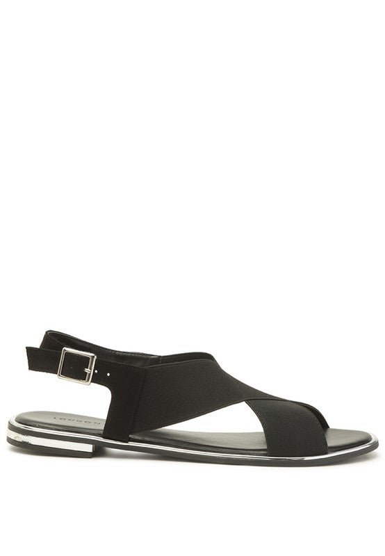 SNUGGLE WIDE STRAP FLAT SANDAL - Chaelisa's New Jammies