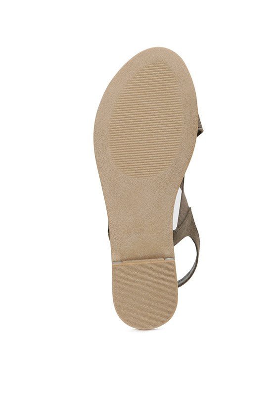 SNUGGLE WIDE STRAP FLAT SANDAL - Chaelisa's New Jammies
