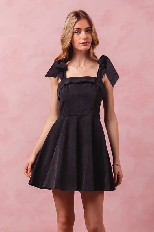 SO ME Fit and Flare Washed Gameday Dress - Chaelisa's New Jammies