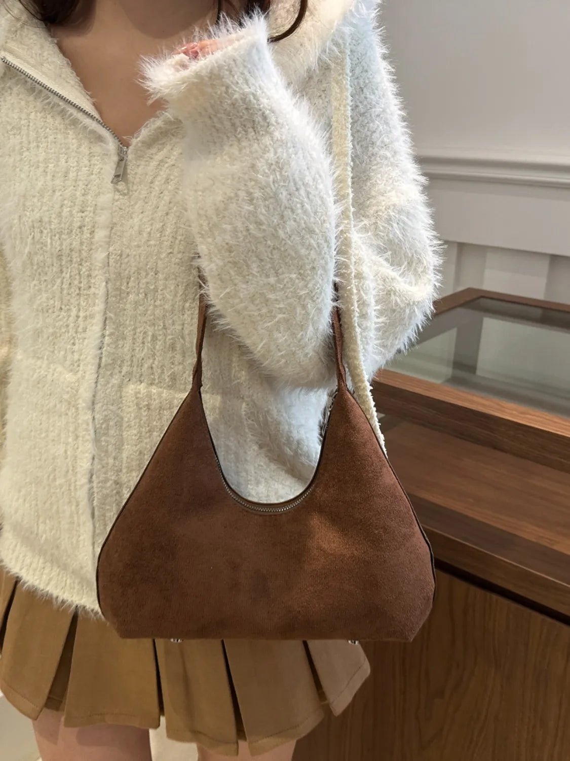 Solid Color Shoulder Bag - Chaelisa's New Jammies