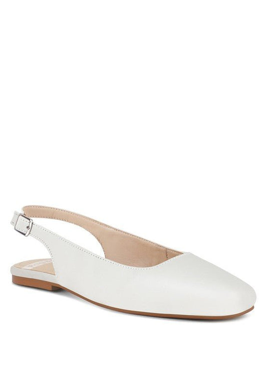 Sozani Real Soft Leather Slingback Flats - Chaelisa's New Jammies