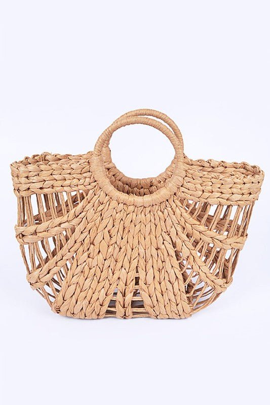 Straw Top Handle Summer Bag - Chaelisa's New Jammies
