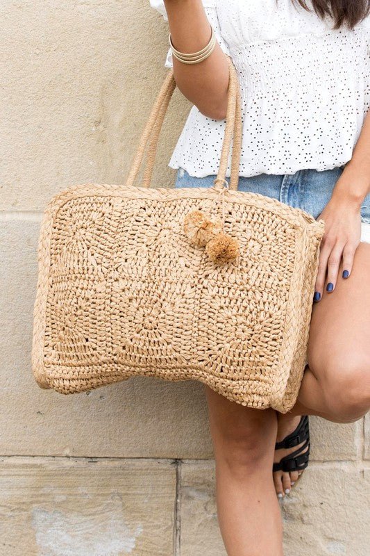 Straw Traveler Tote - Chaelisa's New Jammies