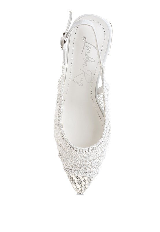 Tolina Woven Design Slingback Sandals - Chaelisa's New Jammies