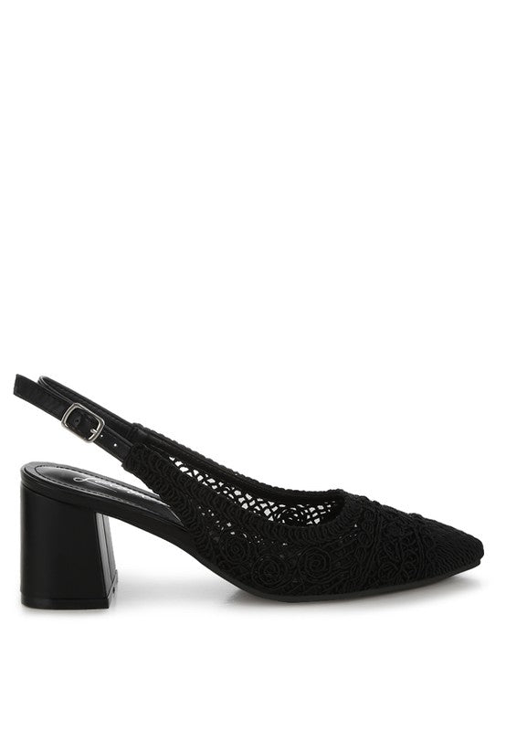 Tolina Woven Design Slingback Sandals - Chaelisa's New Jammies