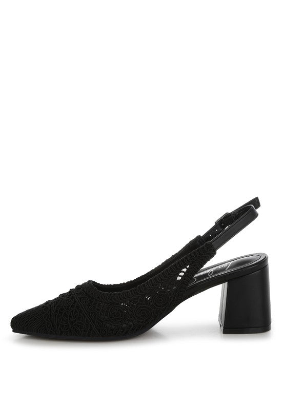 Tolina Woven Design Slingback Sandals - Chaelisa's New Jammies