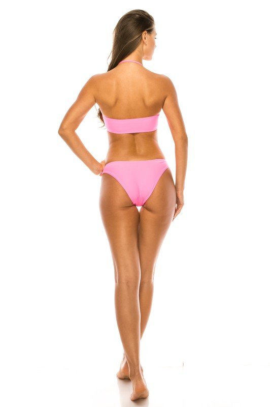 TWISTED BANDEAU TOP TWO PIECE BIKINI - Chaelisa's New Jammies