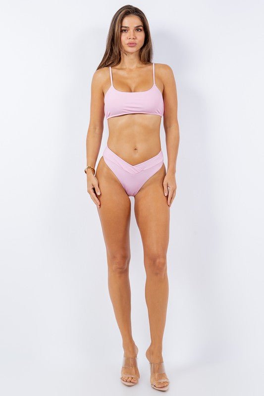 TWO PIECE BANDEAU TOP CLEAN FINISHED BIKINI - Chaelisa's New Jammies